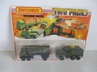 Matchbox Lesney Two Pack Superfast TP-16 Freeway Gas Tanker & Badger, carded