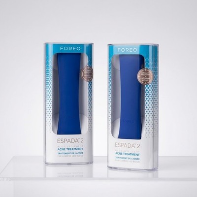 Lot Of 2 FOREO ESPADA 2 Blue LED Light Acne Treatment Device New Sealed Read