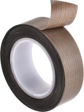 uxcell Heat Resistant Tape High Temperature PTFE Film 19mm, Brown