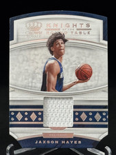 2019-20 Crown Royale Knights of the Round Table #KT-JH Rookie Jaxson Hayes
