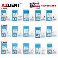 5000pcs Dental Elastics Latex Braces Orthodontic Rubber Bands 15 Size with Tool