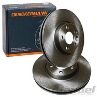 2X Denckermann Bremsscheiben 300Mm BelÜFtet Vorne Passend FüR Ford Galaxy S-MAX