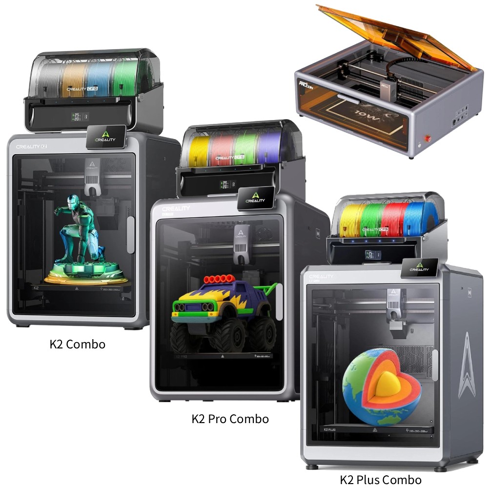 Creality K2 Combo/K2 Pro Combo/K2 Plus Combo 3D Printer 600mm/s MultiColor LOT Creality K2 Combo/K2 Pro Combo/K2 Plus Combo 3D Printer 600mm/s MultiColor LOT
