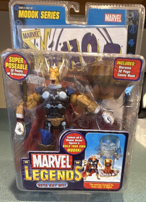 Marvel Legends MODOK Series Beta Ray Bill Action Figure w/ Comic & Diorama