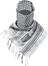 Scarf Military Shemagh Tactical Desert Keffiyeh Head Neck Alabaster White