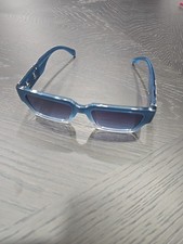 Versace Side Medusa Accent Sunglasses Eyeglasses Turquoise Blue Rare Color