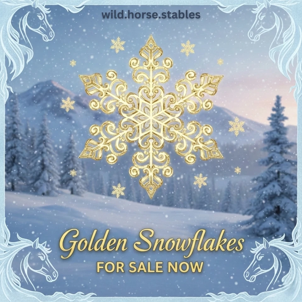 ❄️Wild Horse Islands - Golden Snowflakes Bundle❄️
