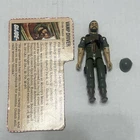 Vintage 1983 GI Joe Clutch Vamp Driver Complete with file card