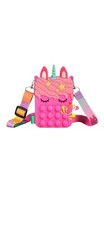 Girls Color Block Unicorn Pop It Crossbody Bag