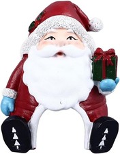 SEEK RARE Christmas Aquarium Decor Lovely Resin Fish Tank Santa