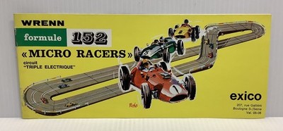 FRANZÖSISCHER 60er WRENN FORMULA 152 SLOTCAR MICRO RACERS ''EXICO'' KATALOG (NEUWERTIG)*
