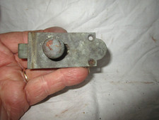 Antique vintage brass spring loaded cupboard cabinet latch