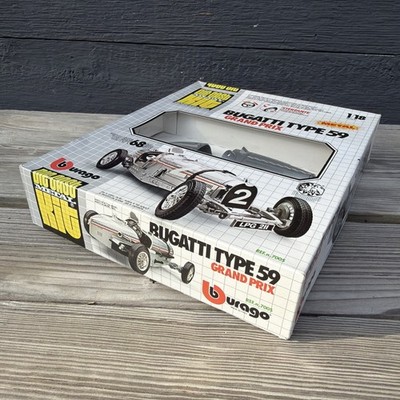 VTG BBurago Bugatti Type 59 /1934 Grand Prix Diecast Model Kit