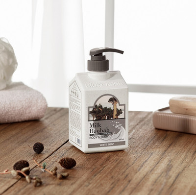 Milk Baobab Original Body Lotion White Soap 500ml Moisturizing K-Beauty
