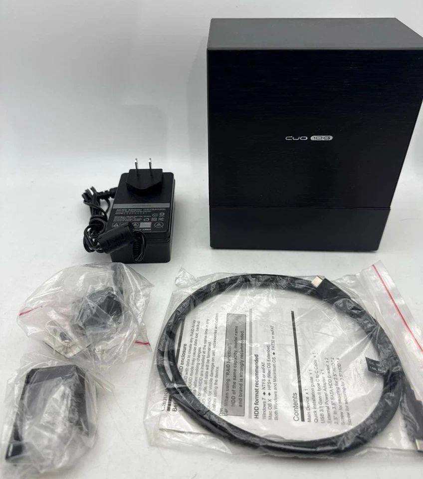 Mediasonic Hard Drive Enclosure USB 3.1 Gen 2 for 3.5 2.5" SATA HDD SSD External - Image 4 of 4