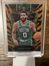 2023 Panini Select Jayson Tatum Tiger Prizm #356 Boston Celtics SSP