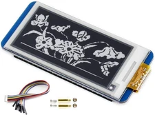 2.13Inch E-Ink Display HAT V4 Version, 250X122 Resolution 3.3V/5V Black White Tw