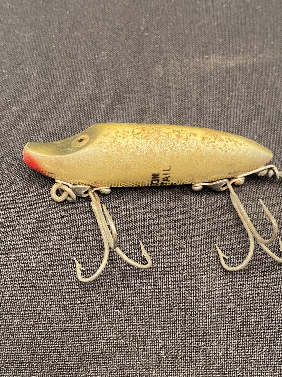 Vintage Heddon Flap-Tail Jr. Fishing Lure Wood | eBay