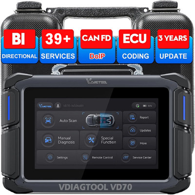 VDIAGTOOL VD70 KFZ Fehlerauslesegerät OBD2 Diagnosegerät Alle System ECU Coding