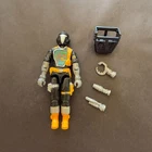1986 HASBRO GI JOE COBRA BATS v1 YELLOW VARIANT FIGURE 100% COMPLETE TIGHT NM