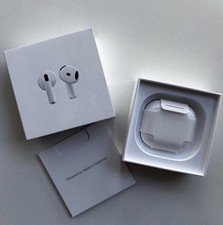 Apple AirPods 4 White In-Ear Bluetooth Earbuds w/ Active Noise Cancel Case