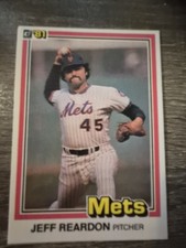 Jeff Reardon 1981 Donruss #156 Rookie RC  New York Mets 