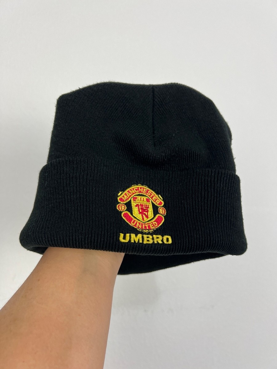 マンチェスター・ユナイテッド UMBRO ビーニー　UK製 Vintage 90's Umbro Manchester United Football Beanie Hat Mens Cap