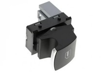 Schalter zum Anheben der Scheibe hinten links chrom/schwarz V10-73-0254 VEMO