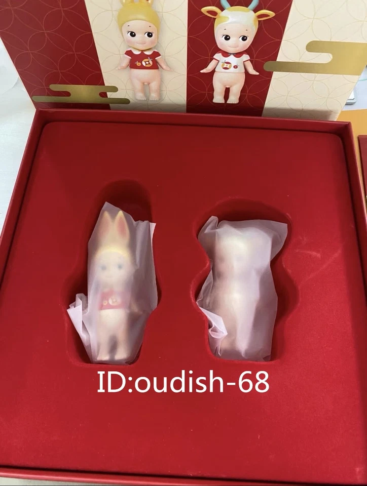 Кролик и корова подлинный Sonny Angel счастливый новый год серии мини фигурка игрушка - Изображение 4 из 4
