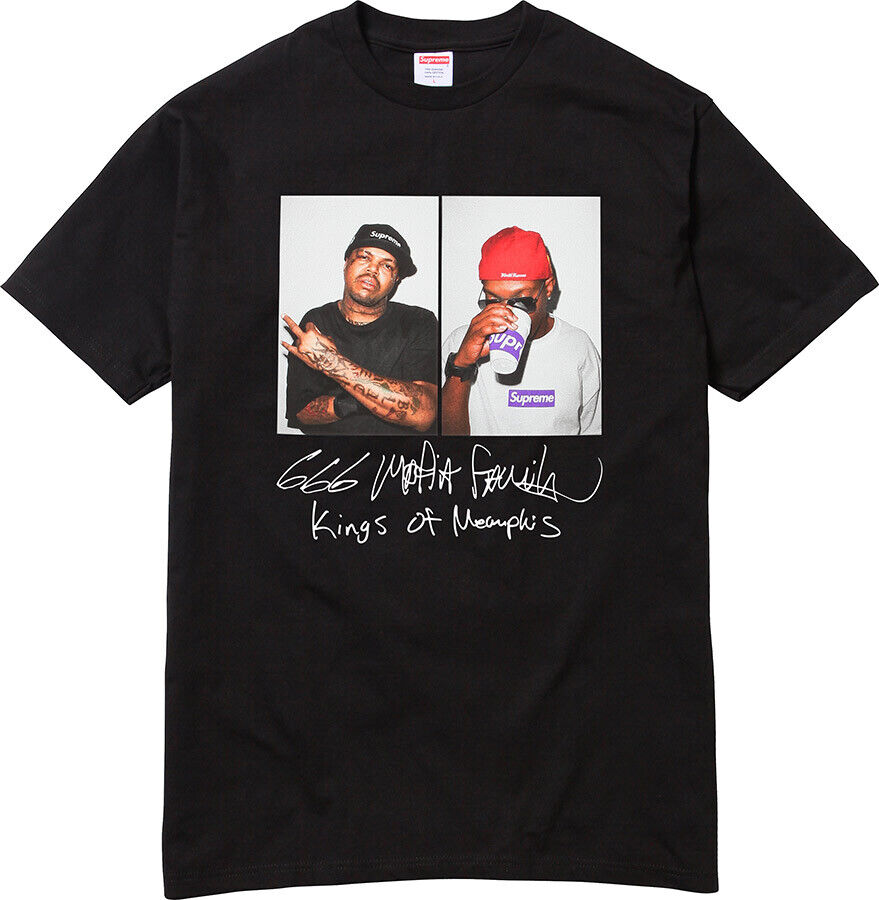 Supreme three six mafia tee XL black-