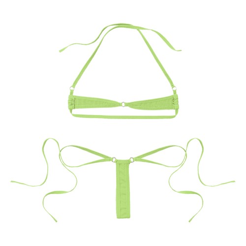 Micro Bikini Extreme Bra G String Thong Bikini Set Sexy Bathing Suit for AU - Picture 110 of 121
