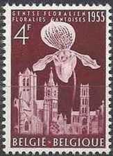 Timbre Flore Orchidées Belgique 963 ** (32989G)