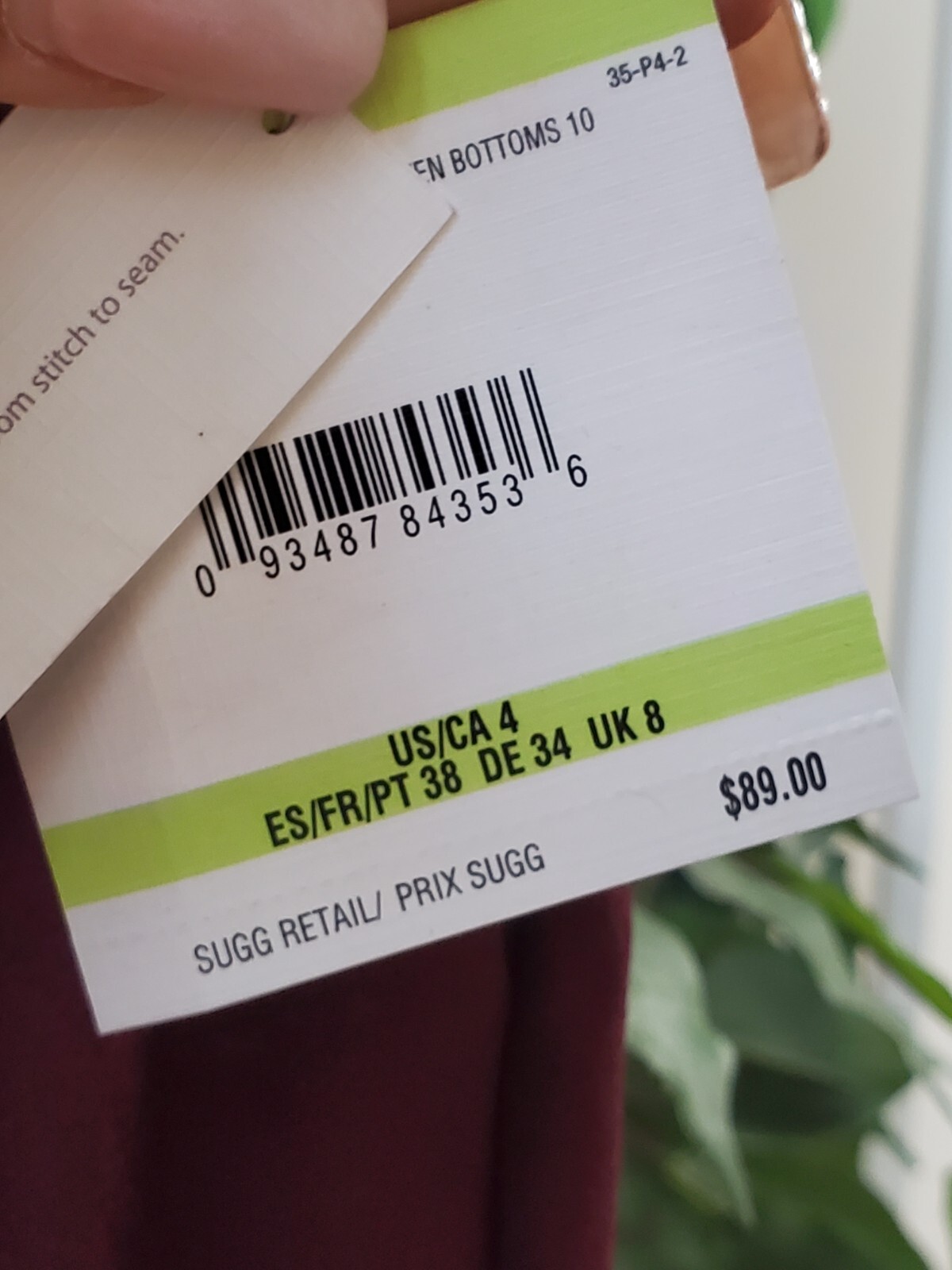 Anne Klein Women's Red Solid Polyester Straight L… - image 7