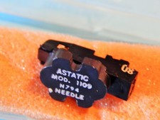 ASTATIC 1109 PHONOGRAPH Cartridge. NO NEEDLE STYLUS  VTG IN CASE NEW 