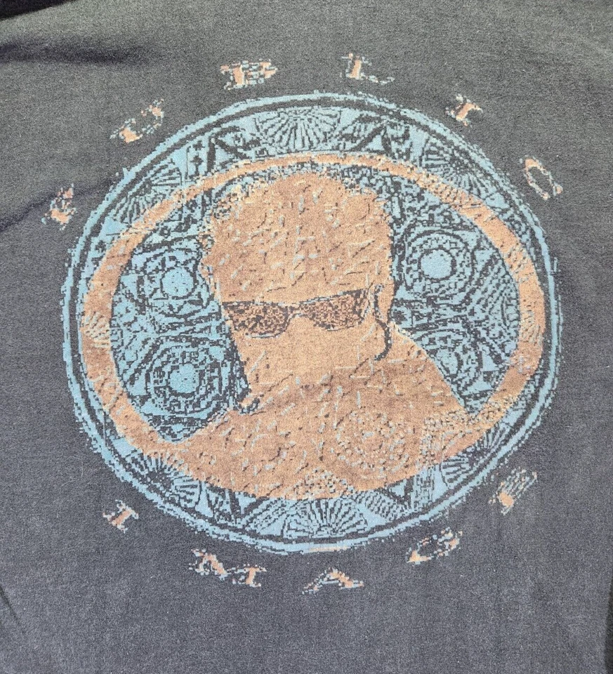 Camisa De Colección Imagen Pública Manga Larga Grande Años 90 Grunge Fade Gráfico Camiseta EE. UU. Foto 3 de 4