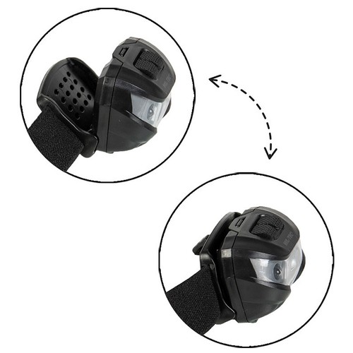 Lampada frontale Mil-Tec Cree XPE LED lampada frontale outdoor headlight nero - Foto 2 di 2