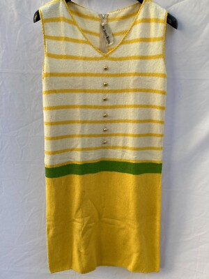 Vintage 1960's era Original St. John Knit dress - Yellow Small/Medium | eBay Vintage 1960's era Original St. John Knit dress - Yellow Small/Medium | eBay