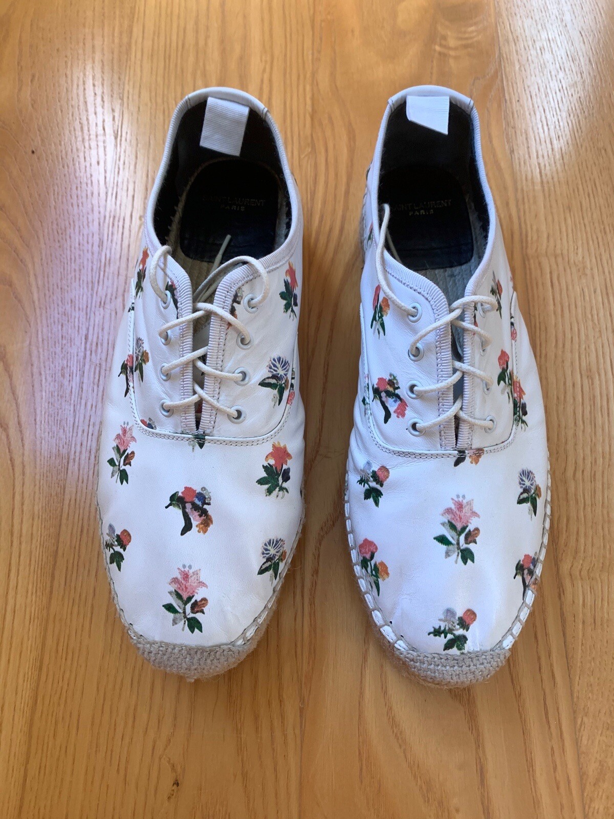 Espadrillas stampa floreale Saint Laurent in pelle taglia 41