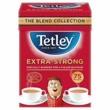 Tetley Extra Strong Tea Bags - 75 per pack 0.26lbs