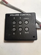 Rowe Jukebox AMI VOLUME control Cancel Mute Control Panel With Wire 6 Button