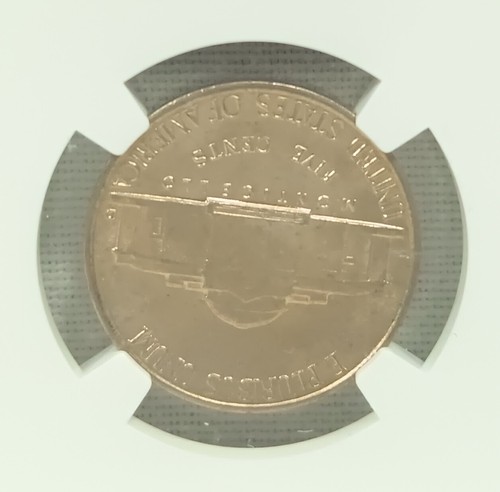 1942-D 5C Thomas Jefferson Nickel NGC MS66 Denver Mint Five Cent (I-19341) - Picture 5 of 8