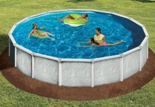 Atlantic vista aluminum 15 foot 52 wall aluminum above ground pool