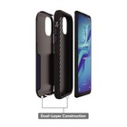 🆕 Onn Dual Layer Cell Phone Case Cover For Tcl 4X 5G Red