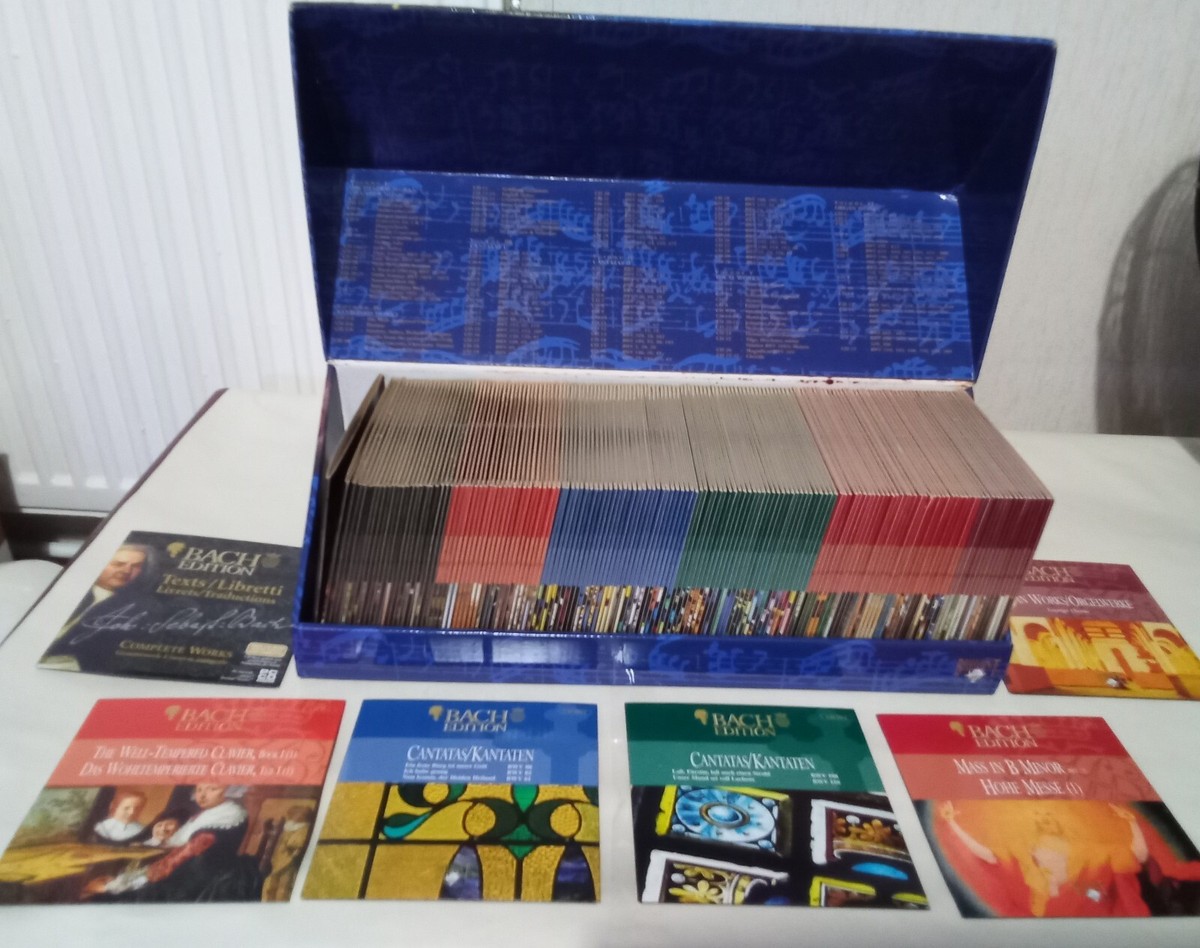 Johann Sebastian Bach Edition Complete Works 155 Cd Box Set