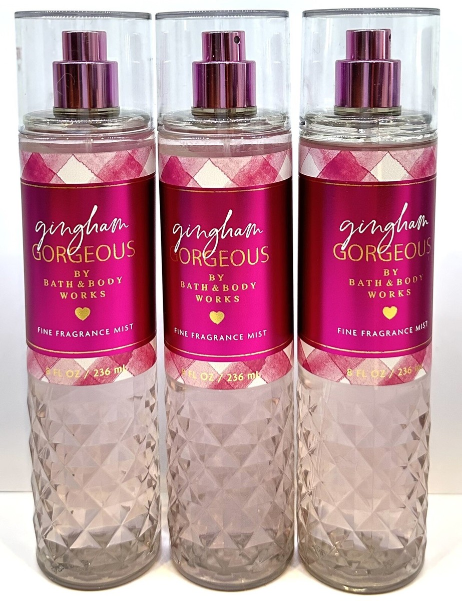 NEW 3 BATH & BODY WORKS GINGHAM GORGEOUS FINE FRAGRANCE MIST