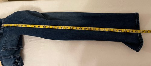 Men Calvin Klein Straight Jean Blue Pants Cotton Elastane Tag 40x30 - Meas 42x30 - Picture 8 of 9