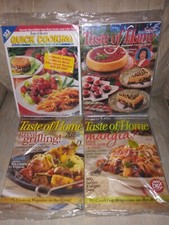 4 Taste Of Home Magazines Cooking Recipes Cookbook Meals New Sealed Unopened...