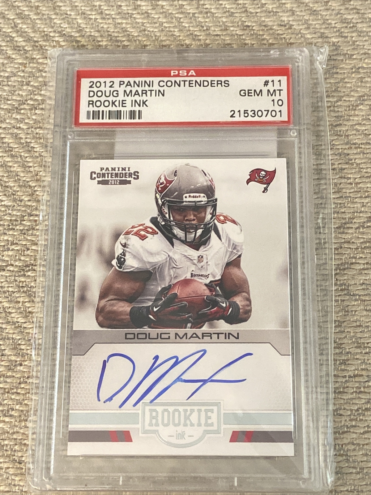 Doug Martin Panini Contenders Rookie Ink #11 Base