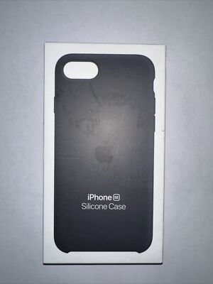 Apple Silicone Case for Apple iPhone SE (3rd 2nd Gen) Midnight