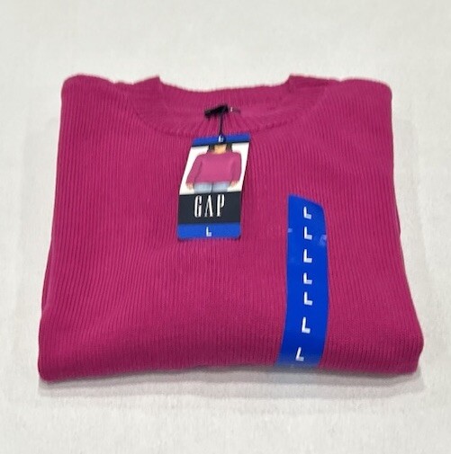 GAP Women's Cotton Sweater, Pink, Size L